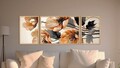 Tablou decorativ (3 Pieces), Huhu306, Lemn masiv (Grosime: 2 cm, Multicolor