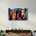 Tablou decorativ, CAM-3037, Dimensiuni: 70 x 110 cm, Multicolor