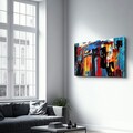 Tablou decorativ, CAM-3037, Dimensiuni: 70 x 110 cm, Multicolor
