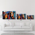 Tablou decorativ, CAM-3037, Dimensiuni: 70 x 110 cm, Multicolor