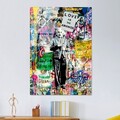 Tablou decorativ, UV-781 70 x 100, 70 x 100 cm, Multicolor