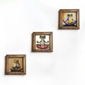 Set 3 tablouri decorative, UKZM075, Imprimat UV, Multicolor