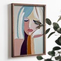 Tablou decorativ, TUN053-L, Lemn, Multicolor