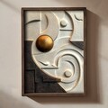 Tablou decorativ, TUN068-L, Lemn, Multicolor