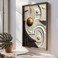 Tablou decorativ, TUN068-L, Lemn, Multicolor
