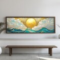 Tablou decorativ, EMR004, Lemn, Multicolor