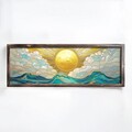 Tablou decorativ, EMR004, Lemn, Multicolor
