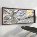 Tablou decorativ, EMR014, Lemn, Multicolor
