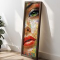 Tablou decorativ, EMR084, Lemn, Multicolor