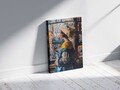 Tablou decorativ, YNS-1038-70 x 100, Lemn, Multicolor