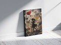 Tablou decorativ, YNS-1043-70 x 100, Lemn, Multicolor