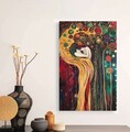 Tablou decorativ, YNS-1047-70 x 100, Lemn, Multicolor