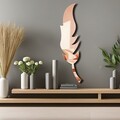 Oglinda decorativa, Ozgl524, Partea de jos: 100% EVA (Grosime: 10 mm, Auriu roz