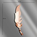 Oglinda decorativa, Ozgl524, Partea de jos: 100% EVA (Grosime: 10 mm, Auriu roz
