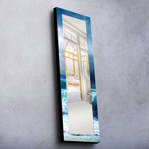 Oglinda decorativa, 40120MA-028, Lemn (Grosime: 27 mm, Multicolor