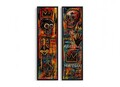 Tablou decorativ (2 Pieces), Huhu744, Aluminiu, Multicolor