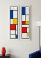 Tablou decorativ (2 Pieces), Furios748, Aluminiu, Multicolor