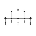 Cuier de perete, Iyon, Grosime: 9 mm, Negru