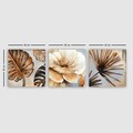 Tablou decorativ (3 Pieces), P6619748771, Lemn (Grosime: 3 cm, Multicolor