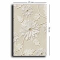 Tablou decorativ, 4570NISC-015, Lemn (Grosime: 22 mm, Bej/Alb
