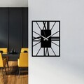 Ceas de perete, Unlined, Dimensiuni: 49 x 38 cm, Negru