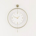 Ceas de perete, Mclock-00134, Lățime: 58 cm Înălțime: 85 cm Adâncime: 7 cm, Auriu