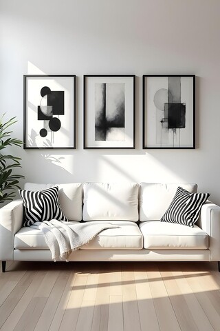 Tablou decorativ (3 Pieces), Huhu432, Lemn masiv (Grosime: 2 cm, Multicolor