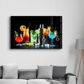 Tablou decorativ, VFT-2054, Dimensiuni: 46 x 72 cm, Multicolor