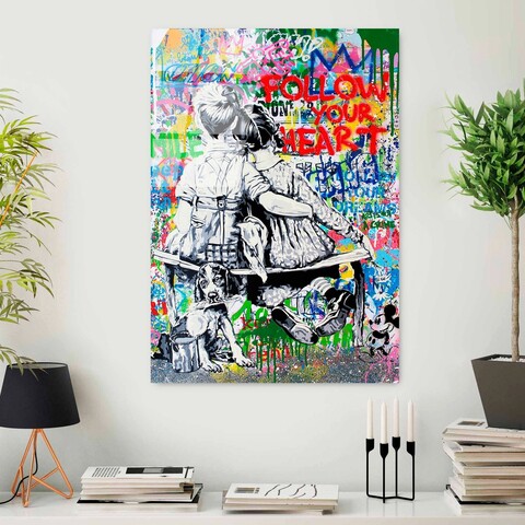 Tablou decorativ, UV-721 70 x 100, 70 x 100 cm, Multicolor