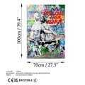 Tablou decorativ, UV-721 70 x 100, 70 x 100 cm, Multicolor
