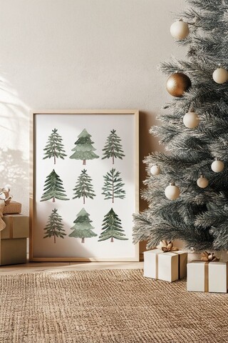 Tablou decorativ, Nwyearsngmdl47, MDF, Multicolor