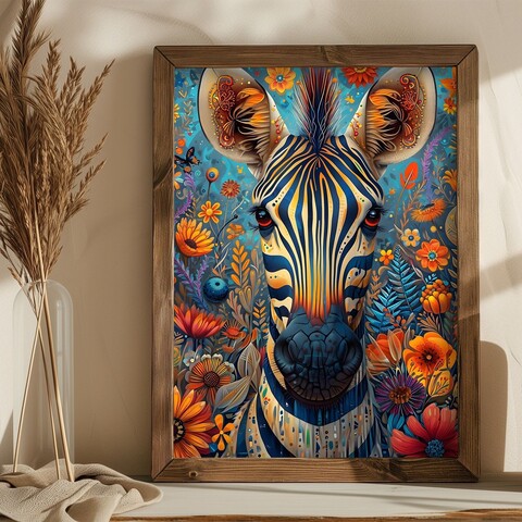 Tablou decorativ, AI136, Cadru: 100% MOLID, Multicolor