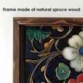 Tablou decorativ, EMR085, Lemn, Multicolor