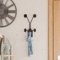 Cuier de perete, Giraffe, Dimensiuni: 24 x 16 cm Înălțime: 40 cm, Negru