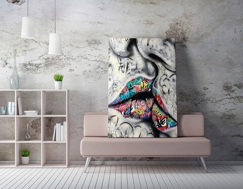 Tablou decorativ, WY351 (50 x 70), Canvas imprimat, Multicolor