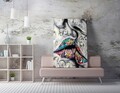 Tablou decorativ, WY351 (50 x 70), Canvas imprimat, Multicolor
