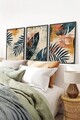 Tablou decorativ (3 Pieces), Huhu468S, Lemn masiv (Grosime: 2,5 cm, Multicolor