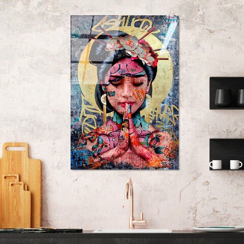 Tablou decorativ, UV-728 70 x 100, 70 x 100 cm, Multicolor