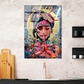 Tablou decorativ, UV-728 70 x 100, 70 x 100 cm, Multicolor