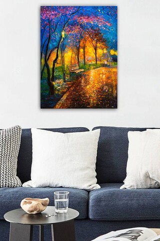 Tablou decorativ, 1066486481-5070, Cadru: 100% LEMN (grosime: 3 cm), Multicolor