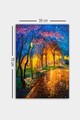 Tablou decorativ, 1066486481-5070, Cadru: 100% LEMN (grosime: 3 cm), Multicolor
