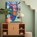 Tablou decorativ, Camtbl-025, Dimensiune: 40 x 60 cm, Multicolor