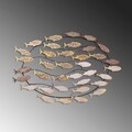 Decoratiune de perete, Alabalık 2, Dimensiuni: 94 x 58 x 4 cm, Multicolor
