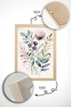 Tablou decorativ (2 Pieces), Ersy2Lımodel37-Lemn, MDF (Grosime: 2,7 mm, Multicolor