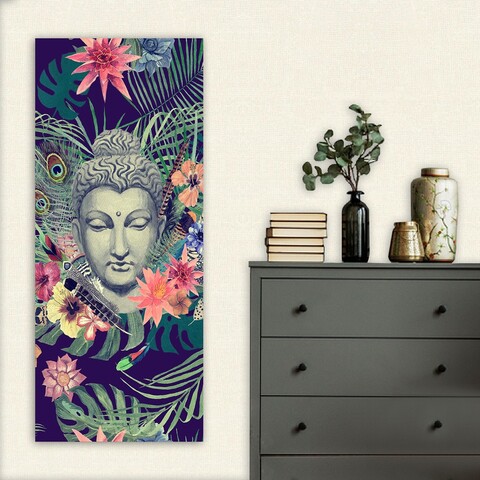 Tablou decorativ, DKY21047292309_50120, Lemn (Grosime: 3 cm, Multicolor