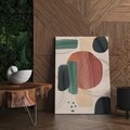Tablou decorativ, ASR_CNV25-25, Cadru: 100% lemn (Grosime: 2 x 3 cm, Multicolor