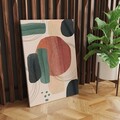 Tablou decorativ, ASR_CNV25-25, Cadru: 100% lemn (Grosime: 2 x 3 cm, Multicolor