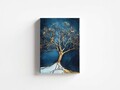 Tablou decorativ, YNS-1032-70 x 100, Lemn, Multicolor