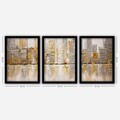 Tablou decorativ (3 Pieces), 3SC184, Plastic, Multicolor