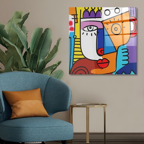 Tablou decorativ, CAM4011_7070, Dimensiune: 70 x 70 cm, Multicolor